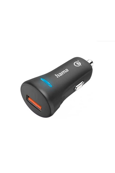 Hama Hama 201615 car charger, USB-C, 19.5W, 1.5m (Black)