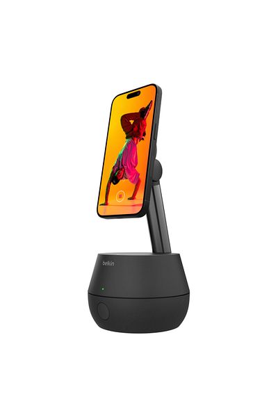 Belkin Incarcator wireless cu suport de urmarire Belkin STAGE Auto-Tracking Stand Pro cu DockKit, 15 W