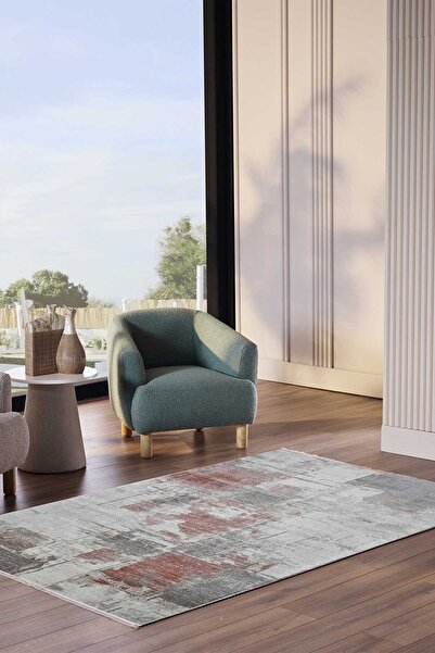 GÜMÜŞSUYU Ledax 17735 Dikdörtgen Makine Halısı, Oturma Odası Halısı