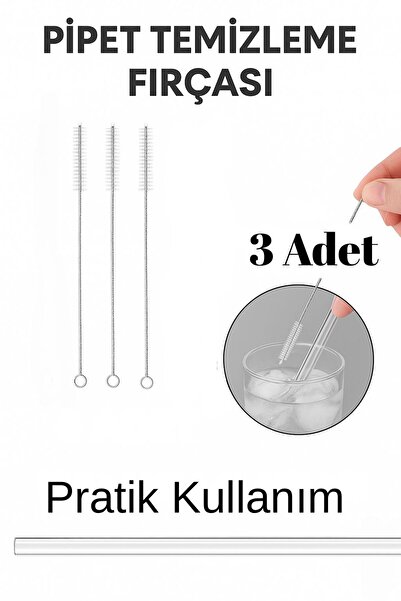 Kelepir Fırsatlar Pipet Temizleme Fırçası Pratik Bükülebilir Temizlik Fırçası Klavye Temizleme Fırçası Beyaz