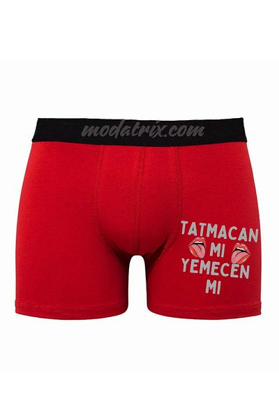 UNIQUE DESIGN Is It Taste or Eat Printed Boxer