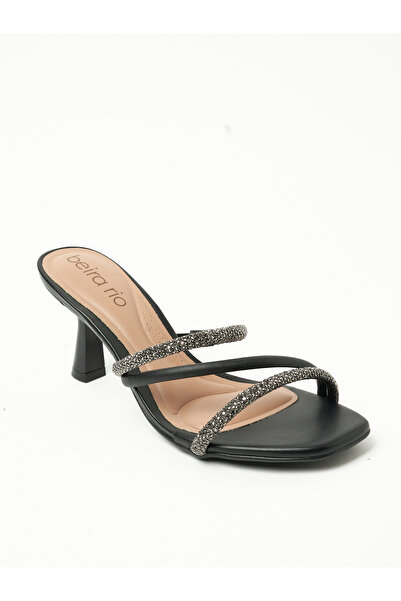 Beira Rio Ladies Party Sandals Black | Made In Brazil