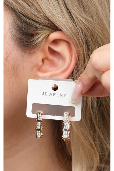 Jack Ferrero Steel Multi Women's Earrings