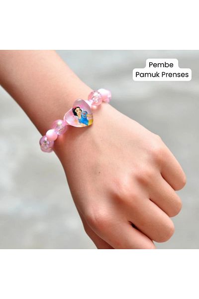 darko Heart Bracelet Bead Pearl Snow Queen Elsa Arendelle Country Frozen Girl Gift
