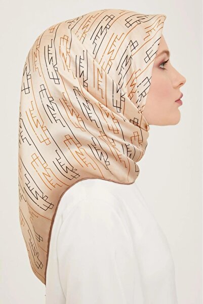 Armine E24Ya9142D0252 Dj Pure Silk Scarf 9142D (t)