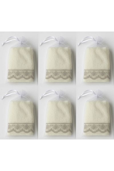 BAMBAŞKA MODA Individually Packed 6-Piece Wedding Bride Groom Circumcision Convoy Car Towel