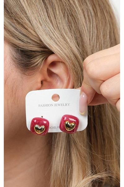 Jack Ferrero Colorful Steel Women's Earrings