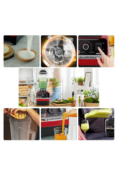 HooToo 2L 7200W Multi-Purpose Electric Blender - Powerful blades that grind even glass with German technology