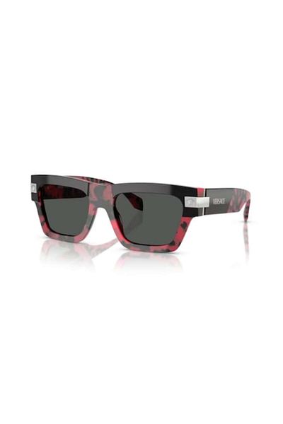 Versace Men's Sunglasses, Red Marbled, 55x20x145