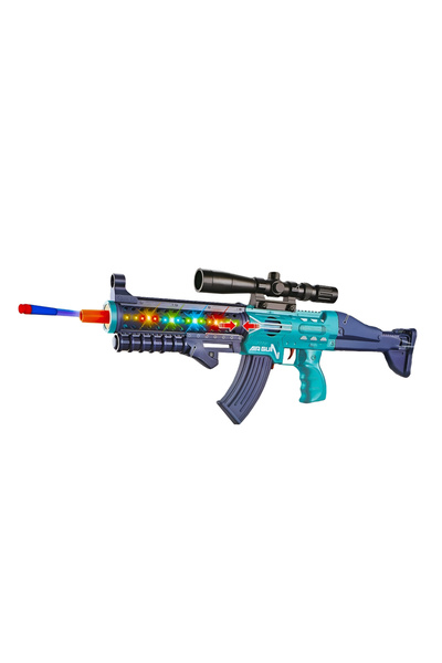 rexa لعبة مسدس تعمل بالبطارية مع رصاصات إسفنجية