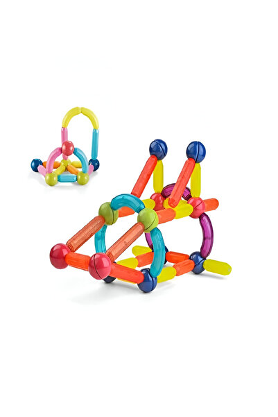 rexa مجموعة أعواد مغناطيسية للأطفال - لعبة بناء إبداعية في مجالات العلوم والت...