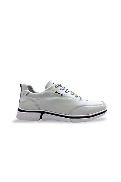 MARCOMEN Genuine Leather 45 46 47 Size Large Size Lightweight Design Men's Cream Color Comfort Shoes