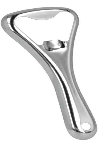 Metaltex Bottle Opener, Silver, 2-Pieces – 0.9 x 9.5 x 16 cm