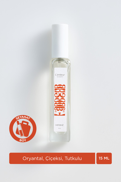 Imprime L'ardeur Edp Unisex Parfüm 15 ml Seyahat Boy | Oryantal, Çiçeksi | Ahududu, Safran, Manolya, Amber