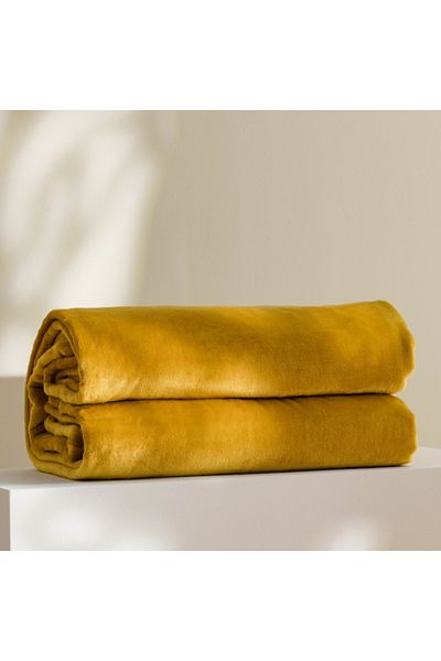 HomeVibes Patura FLOSS 150x200 cm yellow
