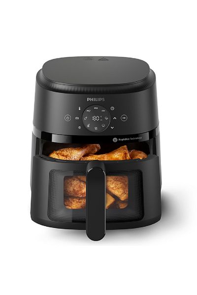 Philips Airfryer Compact with See-through Window - 1500W, 60Hz, 4.2L, 0.6KGs, Touch Screen, 13 Functions