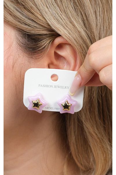 Jack Ferrero Colorful Steel Women's Earrings