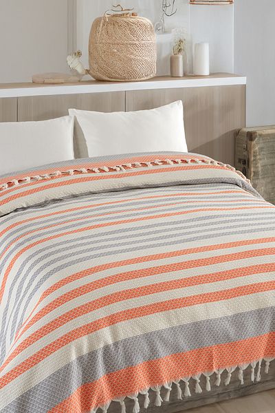 LADYNİL Double Natural Bedspread Pique 210X240