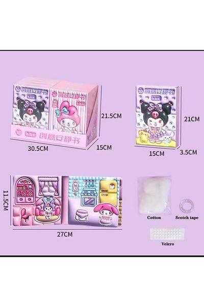 EyER Shoping Sanrio Kawaii DIY Do It Yourself Ticker Li Home Decoration Making Tape Gift 1Pcs Blue