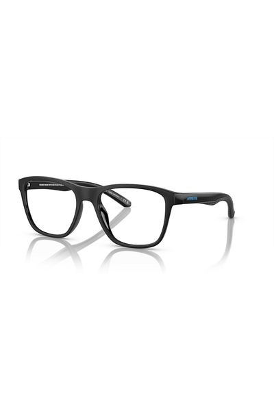 ARNETTE Man Square Eyeglasses- An 7241u - Lense Size:52mm - Matte/shiny Recycled Black