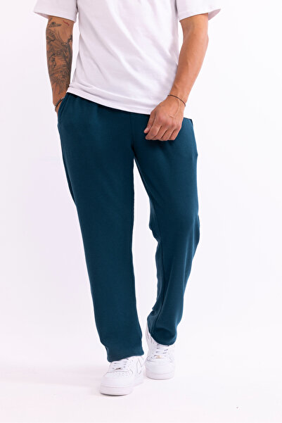 ZİNOX Erkek Baggy Burgu Desen Rahat Kullanışlı Pantolon