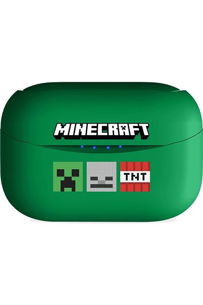 OTL Casti True Wireless OTL Technologies MINECRAFT ICONS, Bluetooth 5.3, Microfon (Verde)