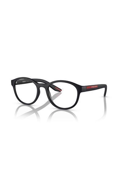 Prada Linea Rossa Man Phantos Eyeglasses- Ps 07pv - Lense Size:53mm - Black Rubber