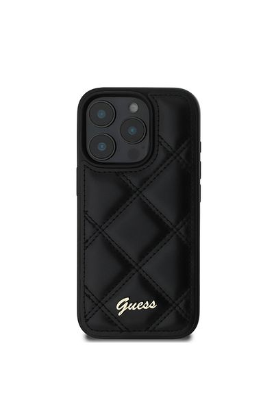 Guess Husa pentru iPhone 16 Pro Max Quilted Metal Logo, Guess