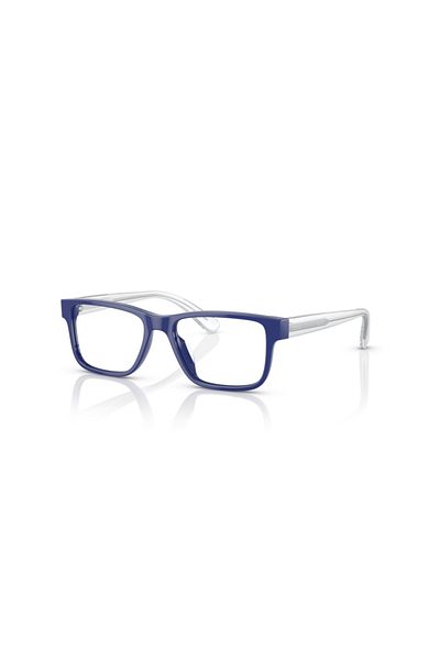 Versace Kids Man Rectangle Eyeglasses- Ve 3324u - Lense Size:45mm - Transparent Blue