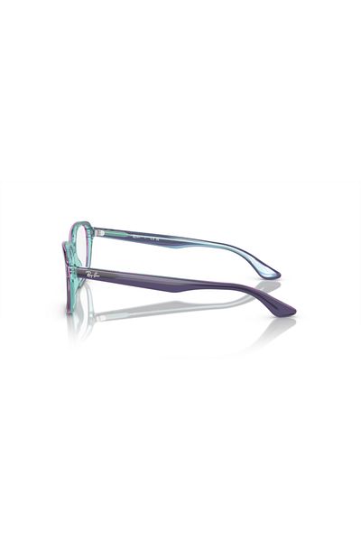 Ray-Ban Ray Ban Jr. Vista Unisex Square Eyeglasses- Rb 1627 - Lense Size:48mm - Top Blue/violet/light Blue