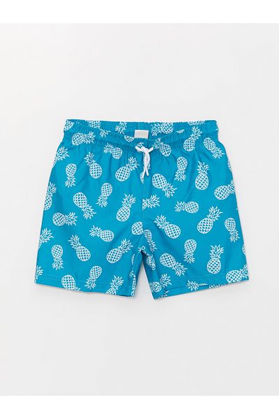 LC Waikiki Pantaloni scurți de baie pentru băieți, imprimați cu uscare rapidă