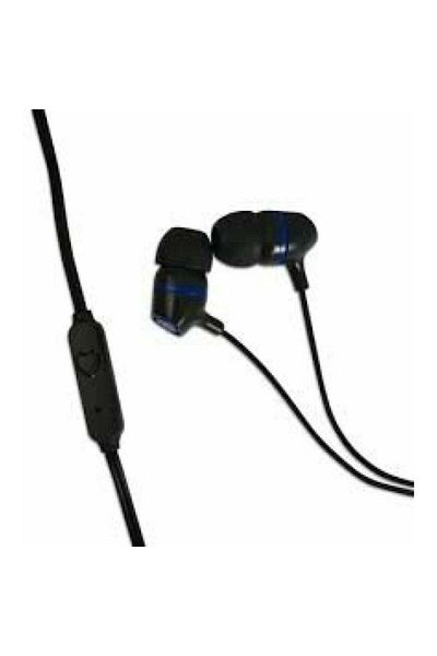 ESPERANZA Esperanza EH191KB Stereo Headphones with Microphone, Black/Blue