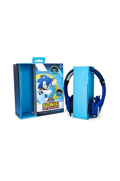 OTL Casti pentru copii Stereo OTL Technologies SONIC, Urechi de cauciuc, Jack 3.5mm (Albastru)