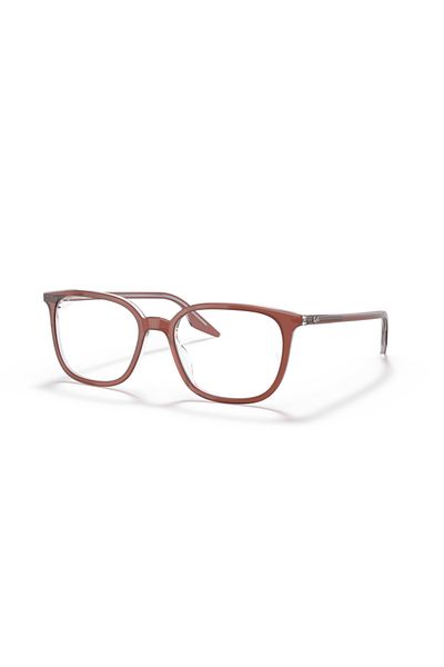 Ray-Ban Ray Ban Vista Unisex Square Eyeglasses- Rb 5406 - Lense Size:54mm - Brown On Transparent