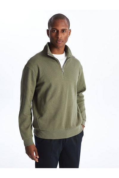 LC Waikiki Stand Collar Men's Sweatshirt