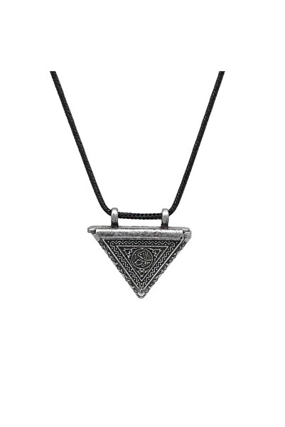 Tesbihane Muska Tasarım Kişiye Özel İçine Hatıra Ürünler Konulabilir Zarif İp Zincirli Metal Kadın Kolye