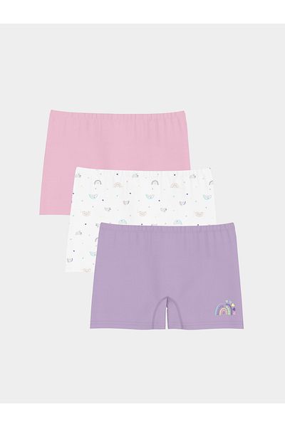 LC Waikiki Boxer για κορίτσια με στάμπα 3 τεμαχίων