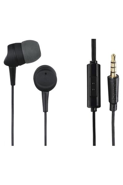 Hama Casti Stereo Hama Kooky, Microfon (Negru)
