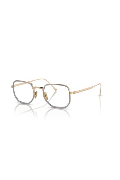 Persol Unisex Irregular Eyeglasses- Po 5006vt - Lense Size:45mm - Black/gold