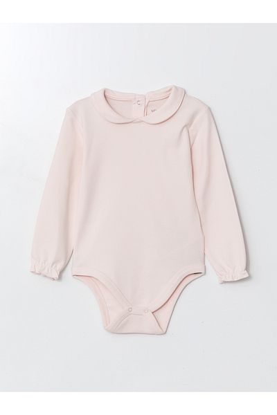 LC Waikiki Baby Collar Basic Βρεφικό κορμάκι με κουμπωτά