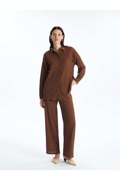 LC Waikiki   Comfortable Fit Women's Trousers with Elastic Waist