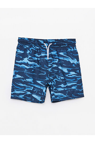 LC Waikiki Bedruckte Jungen-Badeshorts mit elastischem Bund