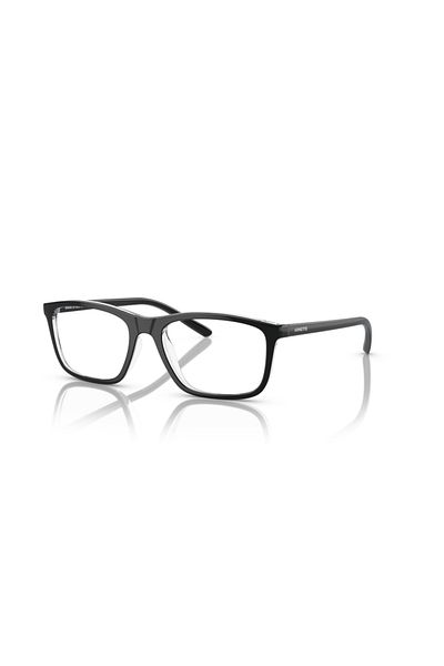 ARNETTE Man Pillow Eyeglasses- An 7227 - Lense Size:51mm - Top Black On Transparent