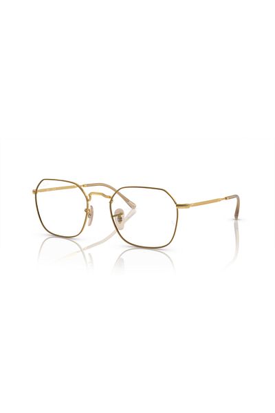 Ray-Ban Ray Ban Vista Unisex Irregular Eyeglasses- Rb 3694v - Lense Size:51mm - Havana On Silver