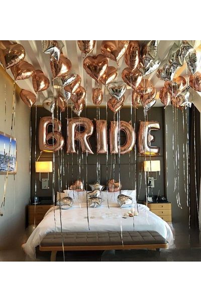 Bkmc Marriage Proposal Bride to Be (Bachelorette) Concept Balloon Set Decoration