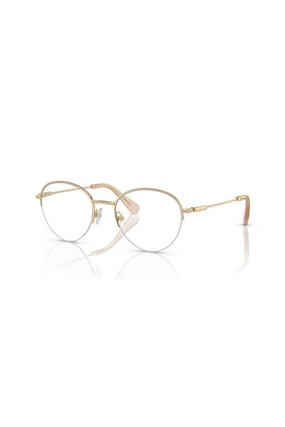 Swarovski Woman Phantos Eyeglasses- Sk 1004 - Lense Size:51mm - Pale Gold