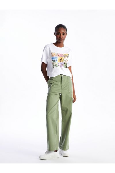 LC Waikiki Standard Fit Gabardine Women's Cargo Pants