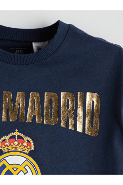 LC Waikiki Real Madrid nyomott fésült pamut fiú póló