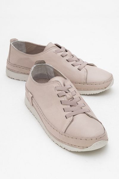 Dericlub Dericlub Women's Daily Genuine Leather Casual Shoes Fr 233026 Gray
