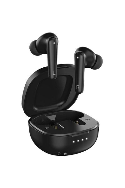 GENIUS Genius True Wireless Headphones, HS-M910BT, microphone on the headset, connection via Bluetooth 5.0 (Black)